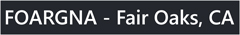 FOARGNA – Fair Oaks, CA Logo